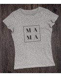 Koszulka dla mamy MAMA szara