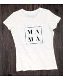 Koszulka dla mamy MAMA biała