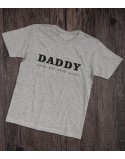 Koszulka dla taty Daddy EST.szara