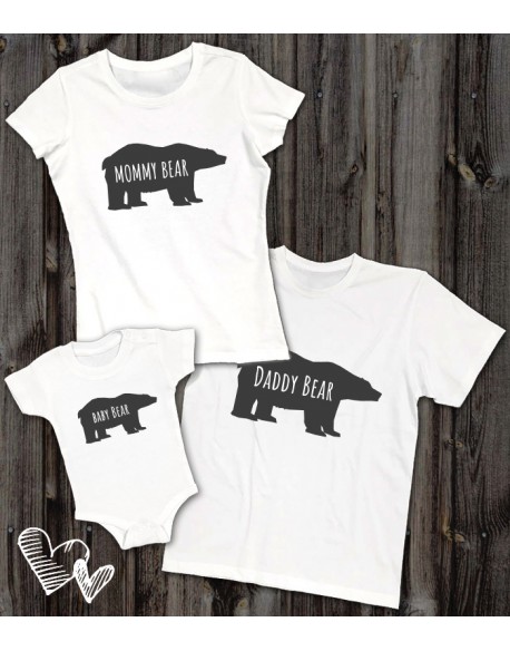 Koszulki dla rodziny Bear