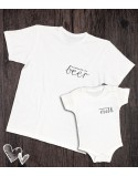 Koszulka i body/koszulka dla taty i dziecka powered by