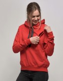 Bluza do karmienia piersią BASIC HOODIE CZERWONA