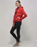 Bluza do karmienia piersią BASIC HOODIE CZERWONA