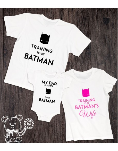 Koszulki dla rodziny The Batmans