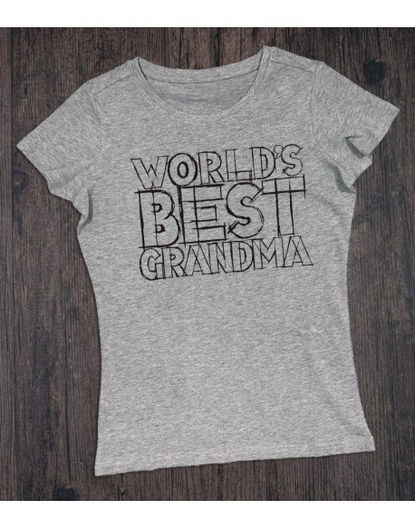 Koszulka dla babci World's best grandma