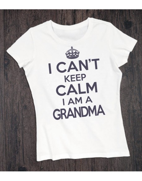 Koszulka dla babci I can't keep calm