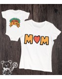 Koszulka i body dla mamy i syna/córki
