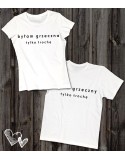 Koszulki dla pary Grzeczna/y
