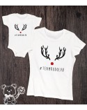 Koszulka i body dla mamy i córki Rudolf