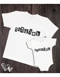 Koszulka i body/koszulka dla taty i syna Tatulek