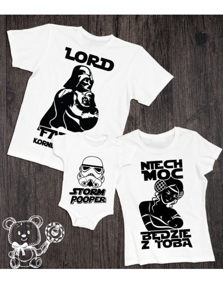 Koszulki dla rodziny Star Wars