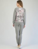 Komplet bluza i spodnie dresowe Grey Flowers