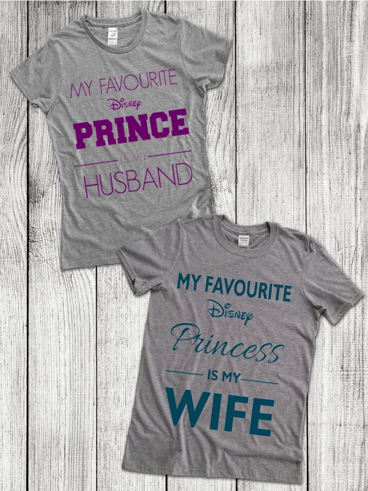 koszulki na rocznicę ślubu dla księcia i księżniczki