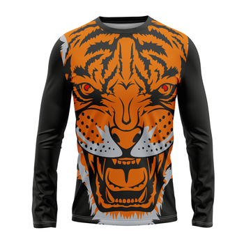 Koszulka sportowa longsleeve #4 Tygrys
