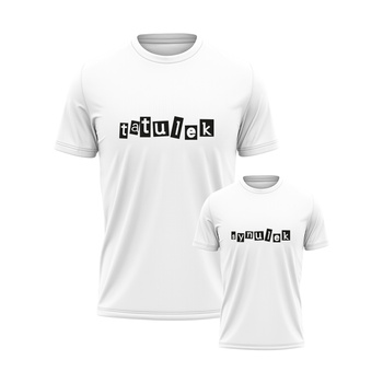 Koszulka i body/koszulka dla taty i dziecka Tatulek