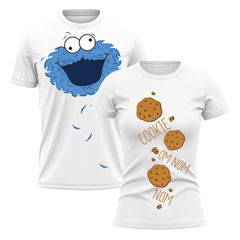 Koszulki dla pary Ciasteczkowy potwór