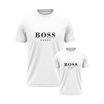 Koszulka i body/koszulka dla taty i dziecka Boss