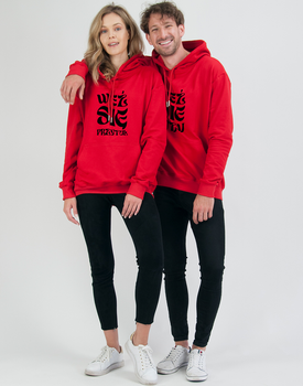 Bluzy dla par z kapturem Weź się czerwone