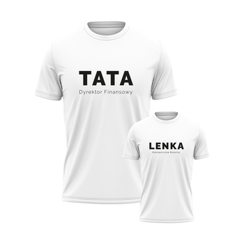 Koszulka i body/koszulka dla taty i dziecka Dyrektor