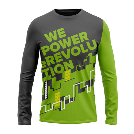 Koszulka sportowa longsleeve #12 Zielona Siła