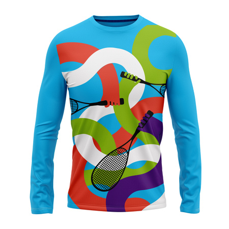 Koszulka sportowa longsleeve #43 Mistrz Squasha