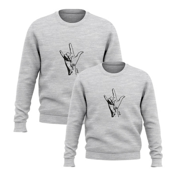 Bluzy dla pary Love sign