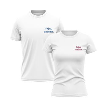 Koszulki dla babci i dziadka Fajni dziadkowie