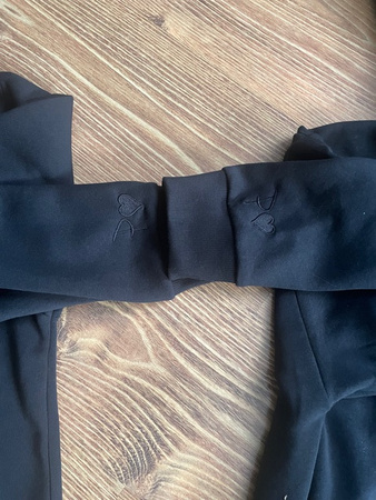 Bluzy dla par z kapturem Teraz zaraz czarne