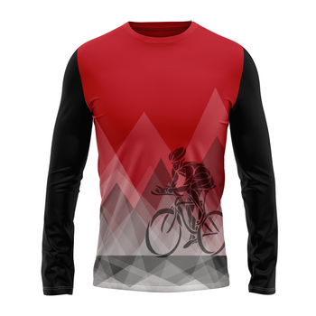 Koszulka sportowa longsleeve #9 Rower Górski