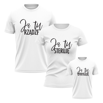 Koszulki dla rodziny 2+1 Trzymający władzę