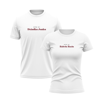 Koszulki dla babci i dziadka Mów mi personalizacja