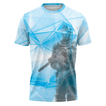 Koszulka sportowa #33 Szary Wojownik